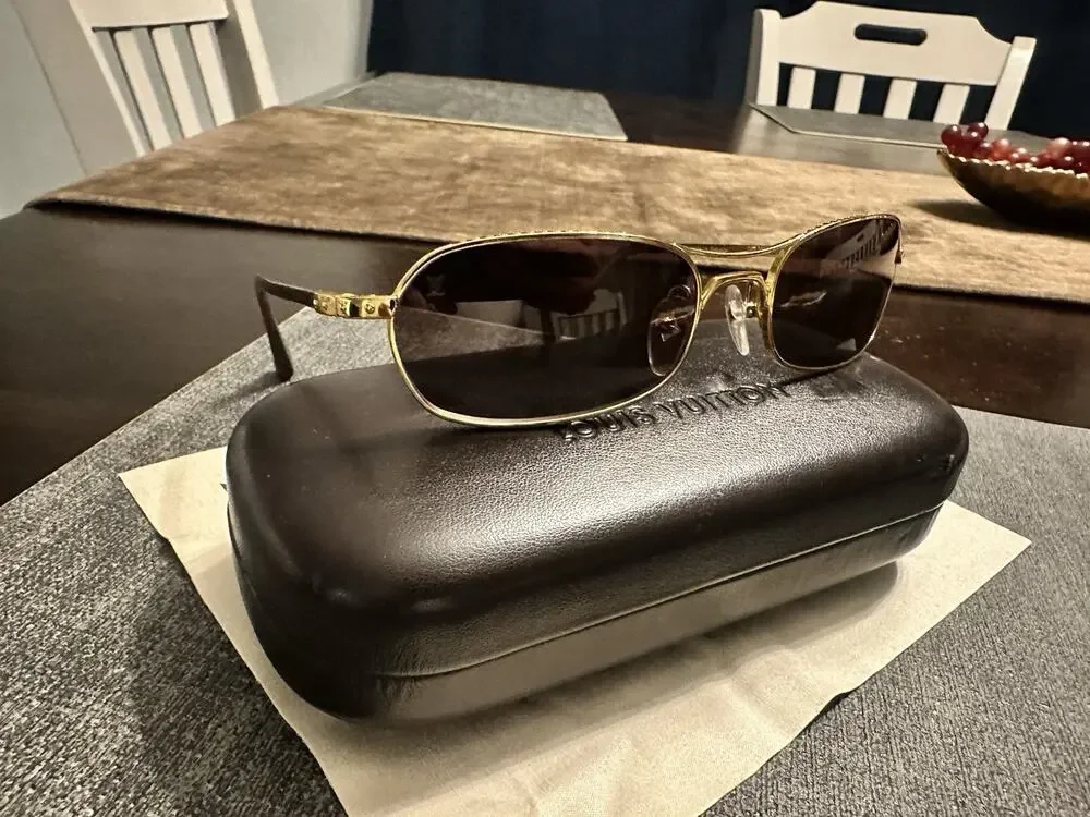 AUTHENTIC LOUIS VUITTON CONSPIRACY PILOT SUNGLASSES SHADES Z0038U SZ 56 19 140MM